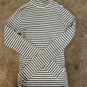 Hollister Striped Ribbed Turtleneck Longsleeve